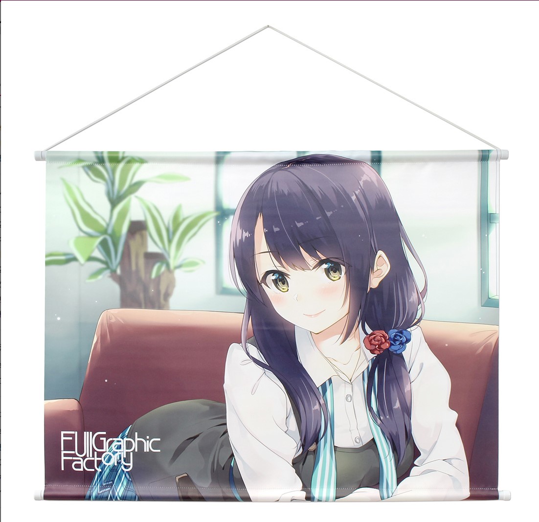 好都合セミフレンド 描き下ろしWスエード生地B1タペストリー 特大 