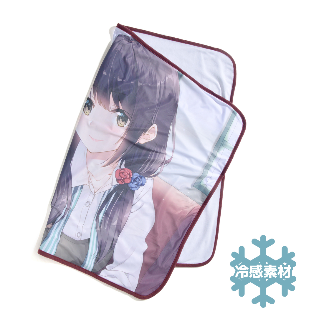 夏仕様！？オリジナルプリントが可能なひんやり冷感ブランケット